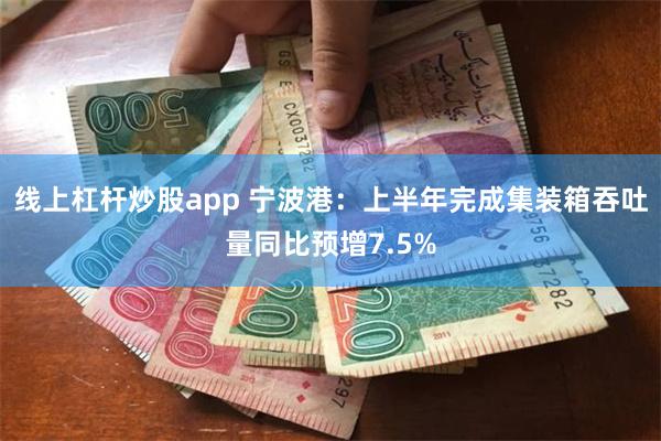 线上杠杆炒股app 宁波港：上半年完成集装箱吞吐量同比预增7.5%