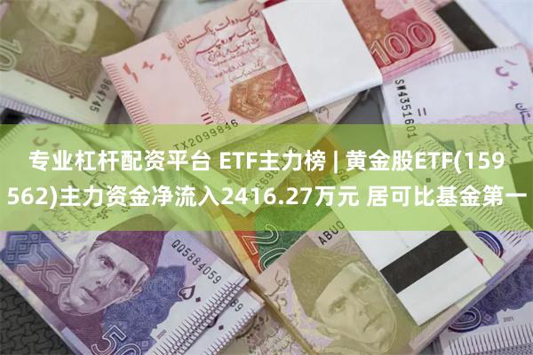 专业杠杆配资平台 ETF主力榜 | 黄金股ETF(159562)主力资金净流入2416.27万元 居可比基金第一